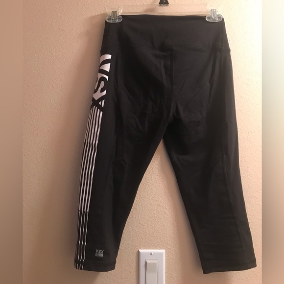 Victoria's Secret sports VSX cropped Capri high rise leggings S - Picture 4 of 6